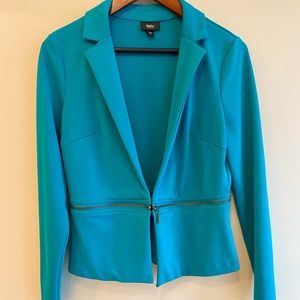 Mossimo Causal Ponte Blazer in Teal